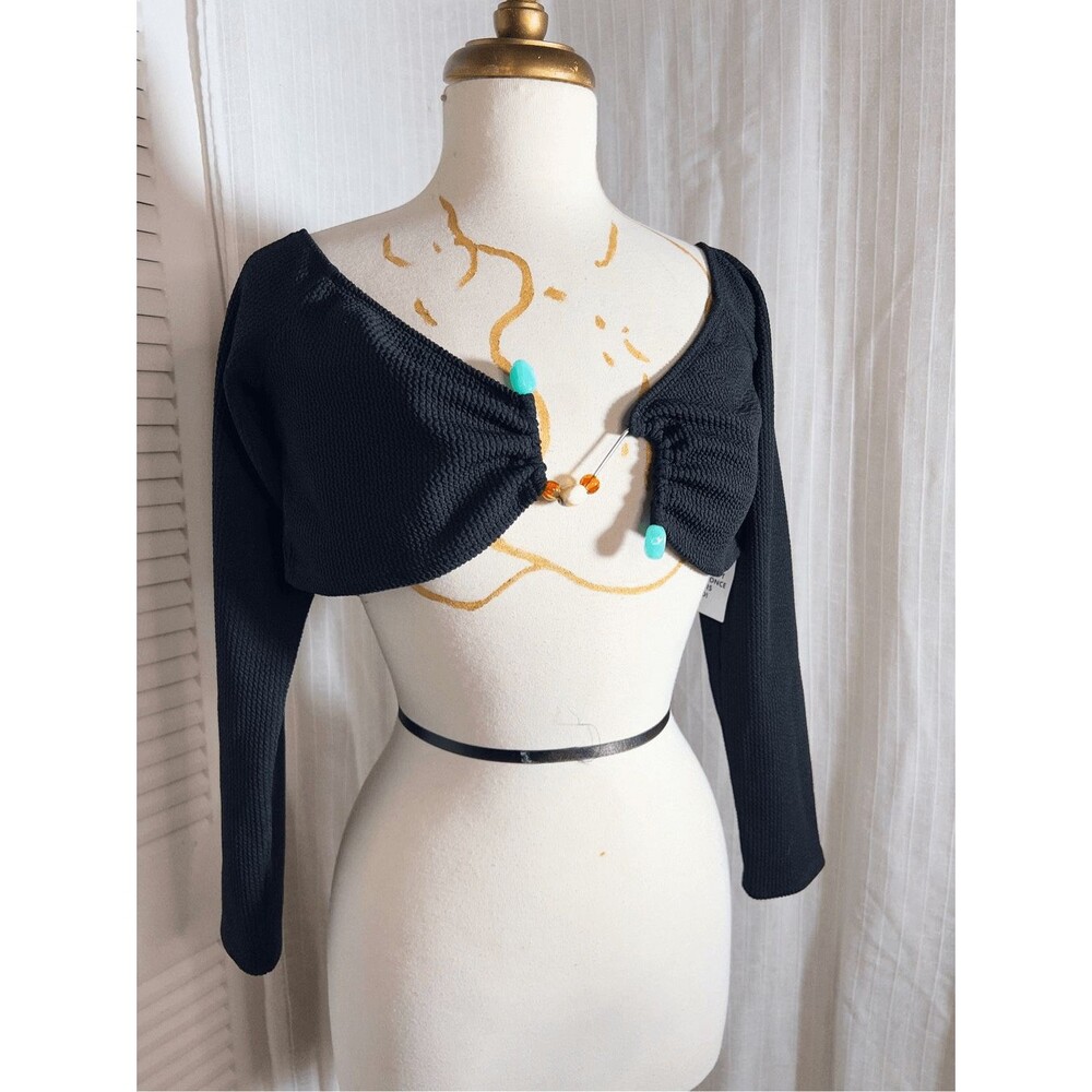 ASOS Design Crop Tops Size 14 Modern Dark Academia Crop Top